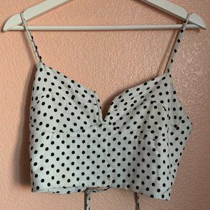 Urban Outfitters Polkadot Crop Top